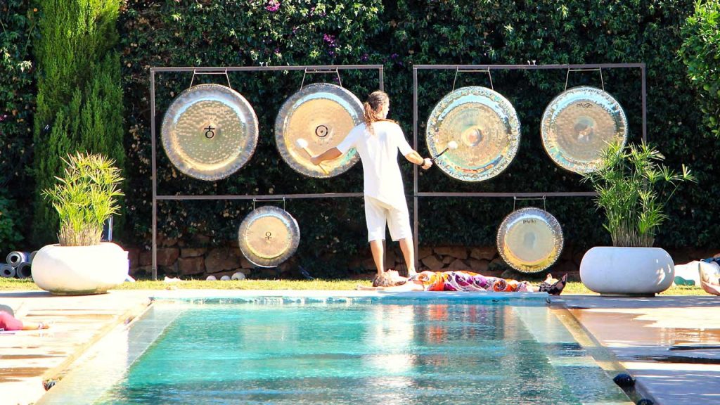 Gong Master at the Ibiza Spirit Festival 2018